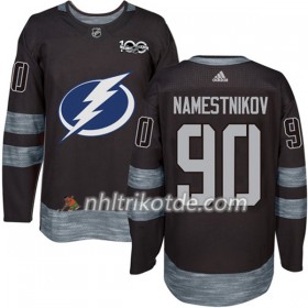 Tampa Bay Lightning Trikot Vladislav Namestnikov 90 1917-2017 100th Anniversary Adidas Schwarz Authentic - Herren